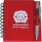 Image of Knit Happy Idea Notebook - Available in Orange, Purple and Red